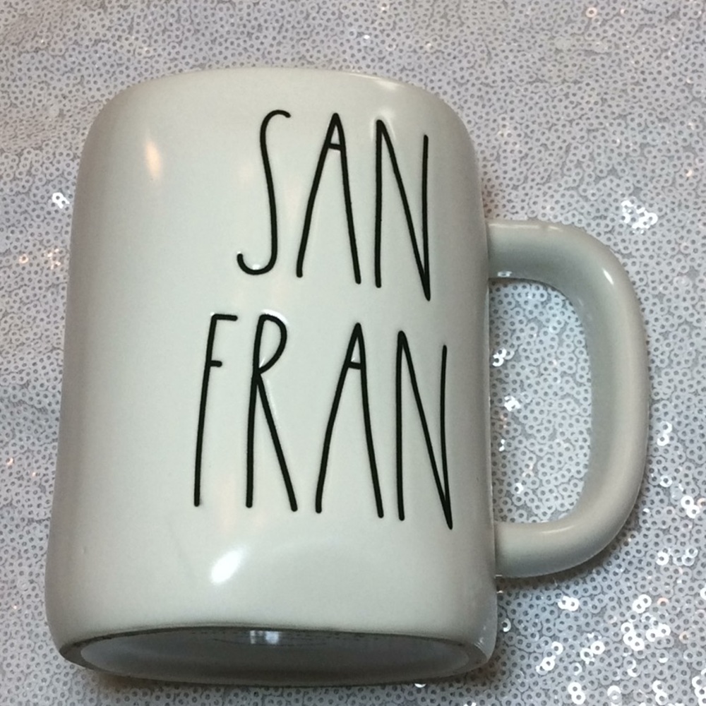 Rae Dunn San Fran mug with Golden Gate Bridge